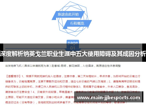 深度解析纳英戈兰职业生涯中五大使用障碍及其成因分析 深度解析纳英戈兰职业生涯中五大使用障碍及其成因分析